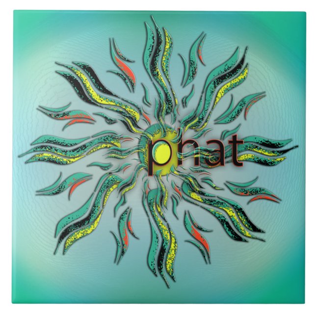 Azulejo De Cerámica ¡Dios mío! (Frente)