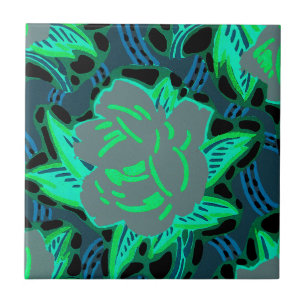 Azulejo De Cerámica Diseño #10 del art déco en Sunshinedazzle