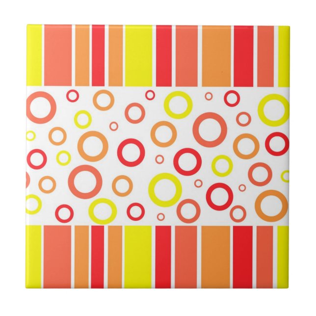 Azulejo De Cerámica Diseño abstracto (Frente)