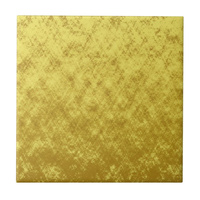 Azulejo De Cerámica Diseño abstracto de Relieve metalizado dorado y am (Frente)