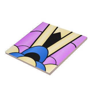 Azulejo De Cerámica Diseño Art Deco
