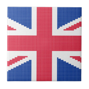 Azulejo De Cerámica Diseño de cosido cruzado original Jack Union