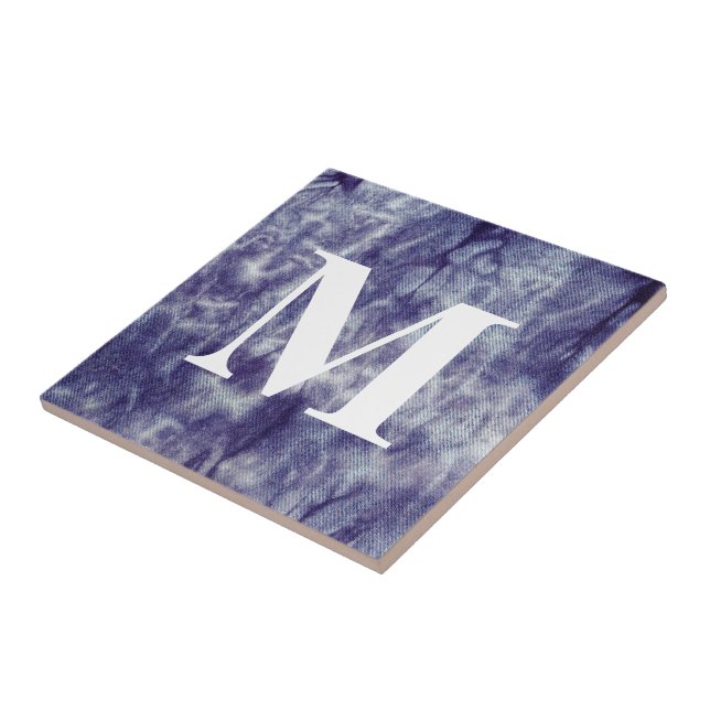 Azulejo De Cerámica Diseño de Denim Lavado #6 @ Emporio Moffa (Lado)