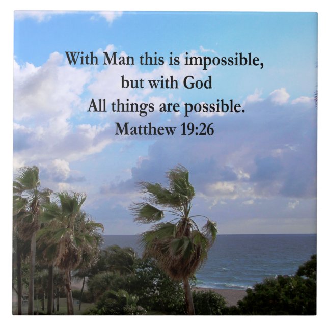 AZULEJO DE CERÁMICA DISEÑO DE FOTOS 19:26 DE AMABLE MATTHEW TROPICAL (Frente)