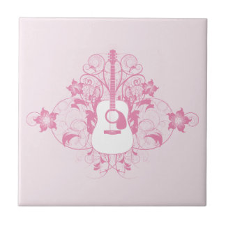Azulejo De Cerámica Diseño de guitarra