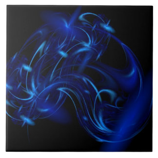 Azulejo De Cerámica Diseño de humo azul
