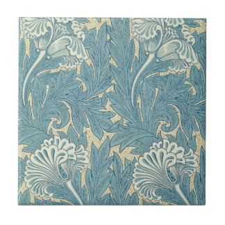 Azulejo De Cerámica Diseño del papel pintado de William Morris en la