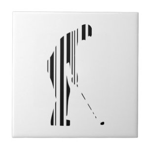 Azulejo De Cerámica Diseño del patrón deportivo de golf de GOLF BAR