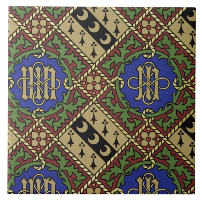 Azulejo De Cerámica Diseño eclesiástico del papel pintado de la (Frente)