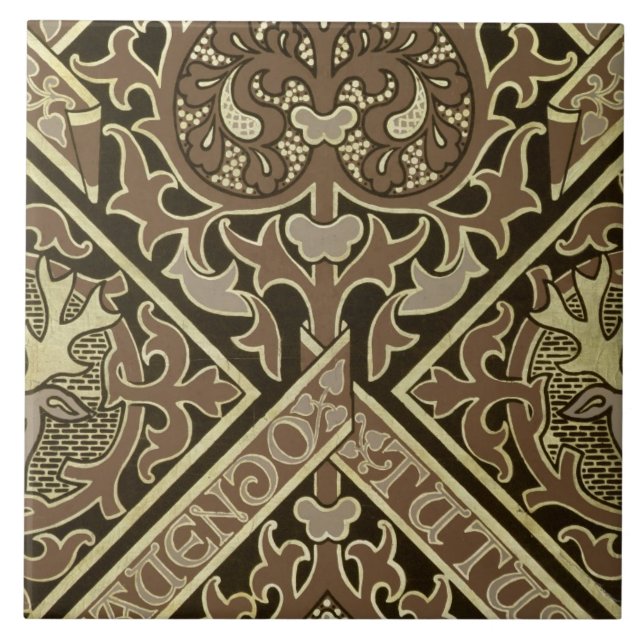 Azulejo De Cerámica Diseño eclesiástico del papel pintado del mosaico (Frente)