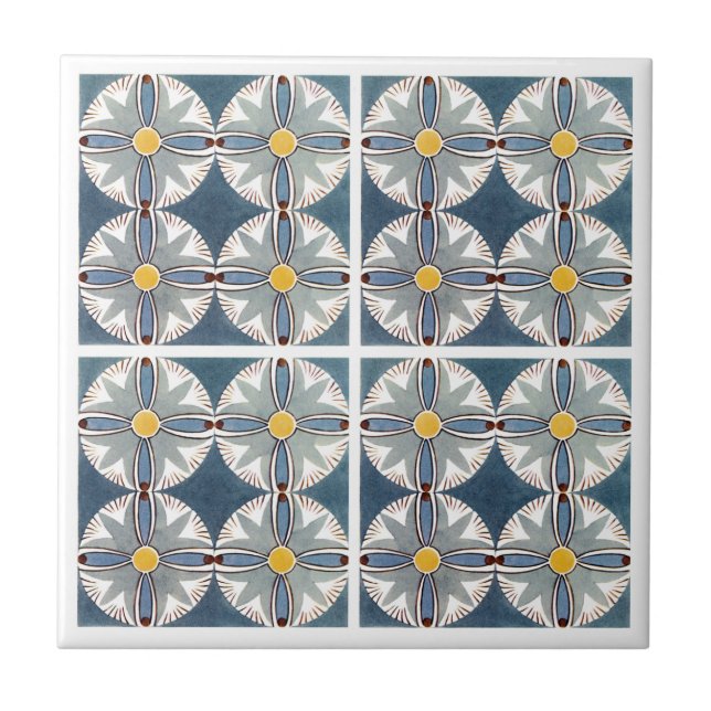Azulejo De Cerámica Diseño egipcio #10 en Emporio Moffa (Frente)