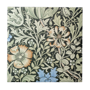Azulejo De Cerámica Diseño floral William Morris