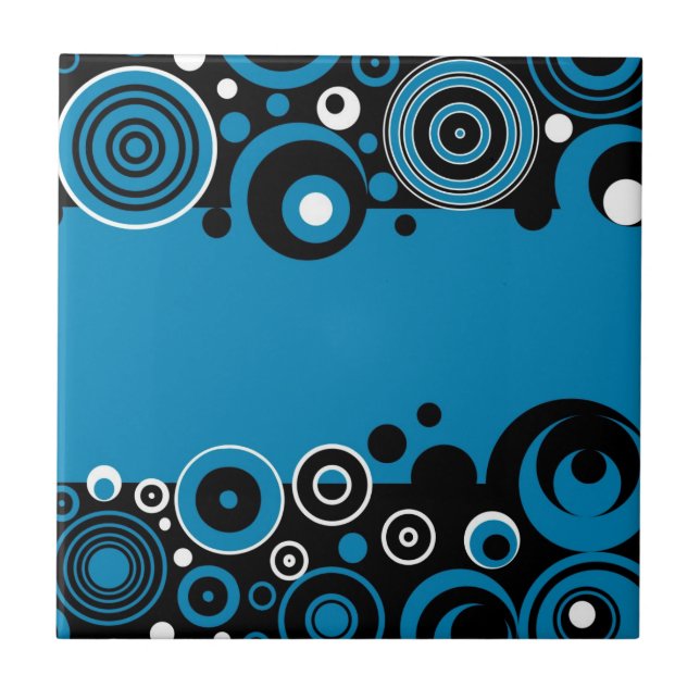 Azulejo De Cerámica Diseño retro (Frente)