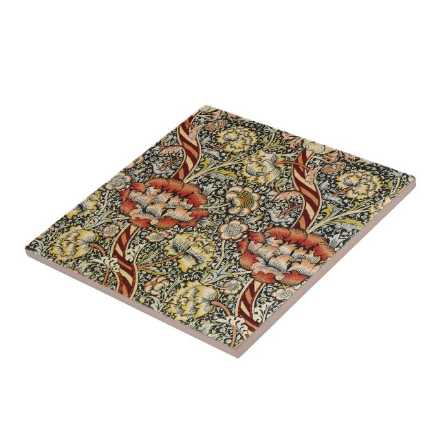 Azulejo De Cerámica Diseño William Morris n.º 9 (Lado)