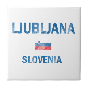 Azulejo De Cerámica Diseños de Ljubljana Eslovenia