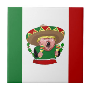 Azulejo De Cerámica donald trump mexicano