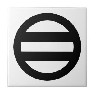 Azulejo De Cerámica Dos líneas, rodeadas