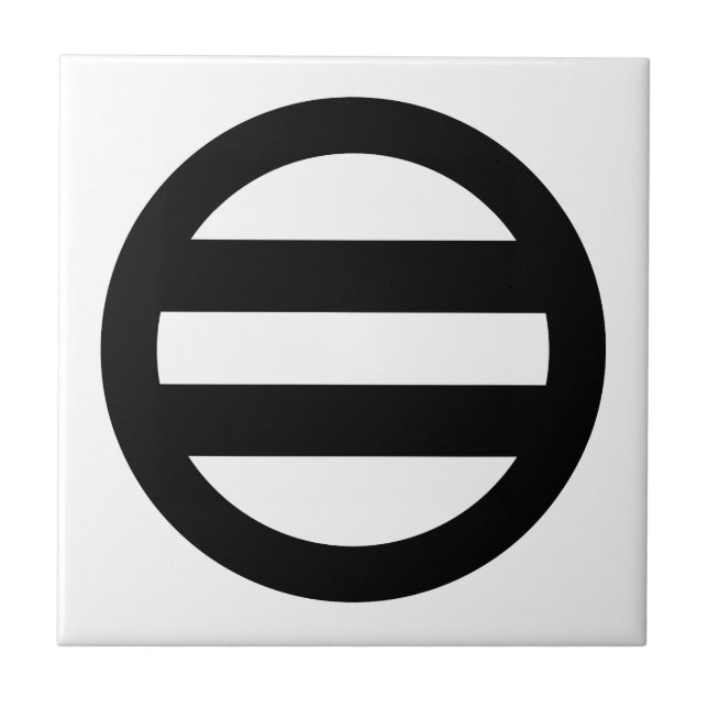 Azulejo De Cerámica Dos líneas, rodeadas (Frente)