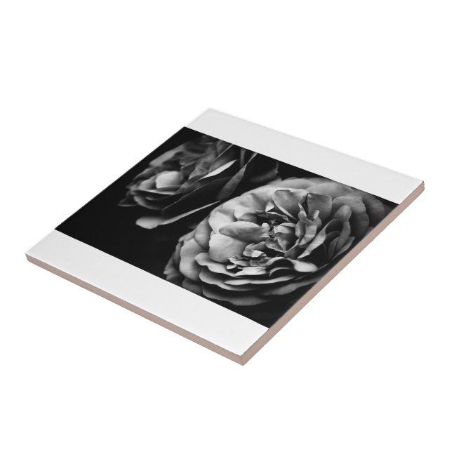 Azulejo De Cerámica dos rosas (Lado)