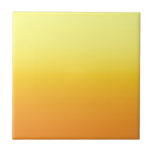 Azulejo De Cerámica Dos tonos de sol amarillo