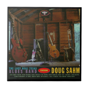 Azulejo De Cerámica Doug Sahm y la banda de azules real pasada de