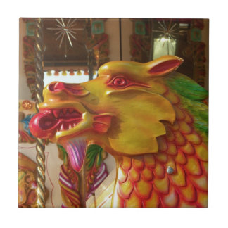 Azulejo De Cerámica Dragón de paso