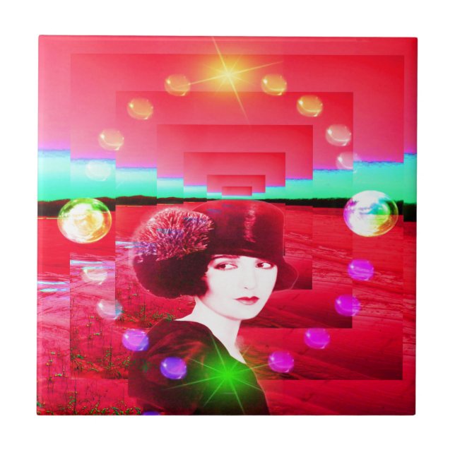 Azulejo De Cerámica Dream Planet (Frente)