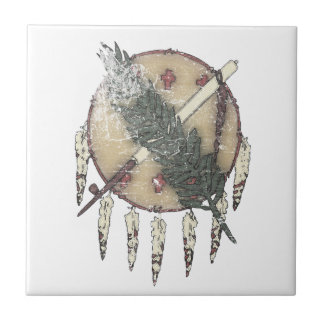 Azulejo De Cerámica Dreamcatcher descolorado