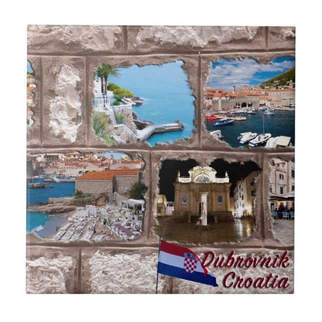 Azulejo De Cerámica Dubrovnik (Frente)