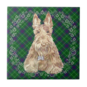 Azulejo De Cerámica Duncan Tartan Scottie