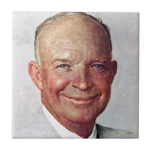 Azulejo De Cerámica Dwight D. Eisenhower