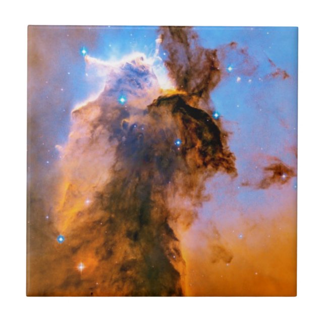 Azulejo De Cerámica Eagle Nebula Stellar Spire NASA Hubble Space Photo (Frente)