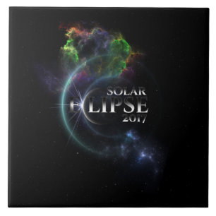 Azulejo De Cerámica Eclipse solar 2017
