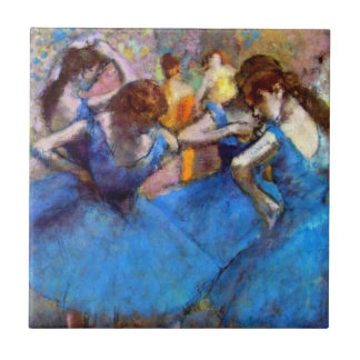 Azulejo De Cerámica Edgar Degas - Bailarinas en azul - Amante del bail