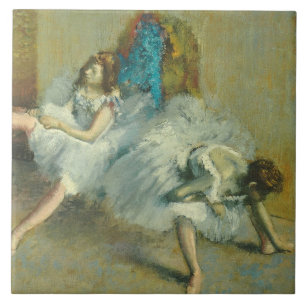 Azulejo De Cerámica Edgar Degas el   antes del ballet, 1890-1892