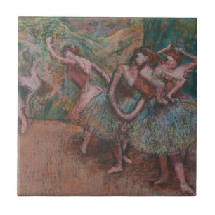 Azulejo De Cerámica Edgar Degas Escena de ballet
