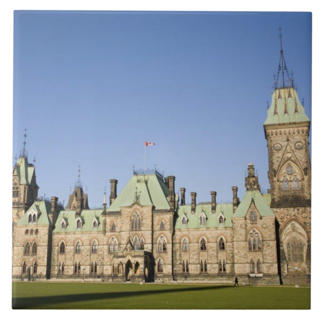 Azulejo De Cerámica Edificio del Parlamento en Ottawa, Ontario, Canadá (Frente)