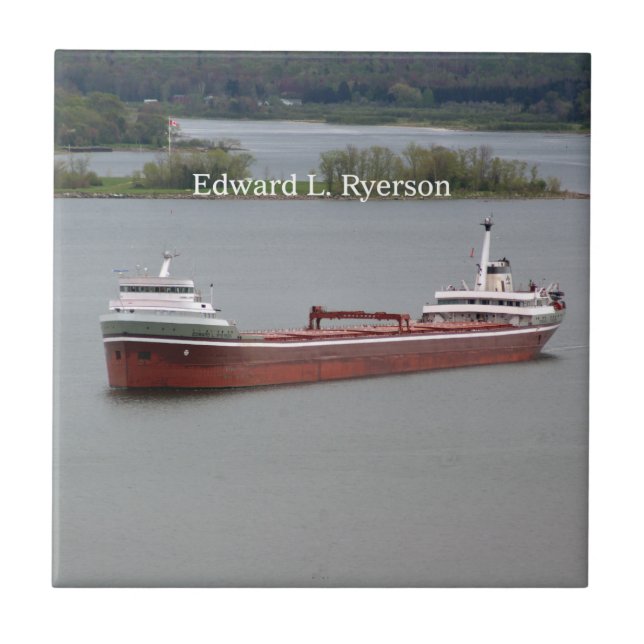 Azulejo De Cerámica Edward L. Ryerson tile (Frente)