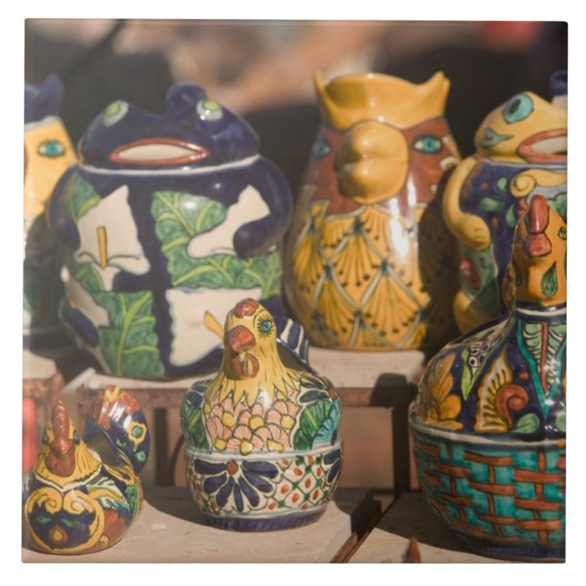 Azulejo De Cerámica EE.UU., Arizona, Tubac: Primer Ministro de Arizona (Frente)