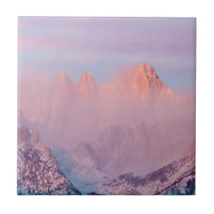 Azulejo De Cerámica EE.UU., California, Lone Pine.Amanecer