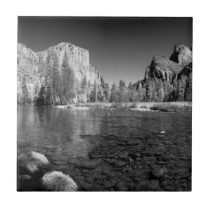 Azulejo De Cerámica EE.UU., California. Vista del Valle Yosemite