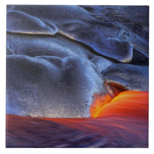 Azulejo De Cerámica EE. UU., Hawái, Big Island, Kilauea, Parques Nacio