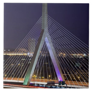 Azulejo De Cerámica EE.UU., Massachusetts, Boston. Leonard Zakim