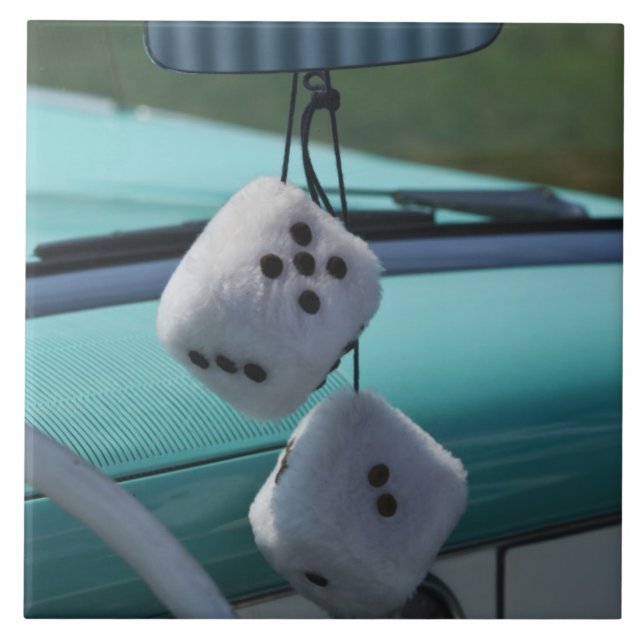 Azulejo De Cerámica EE.UU., Massachusetts, Gloucester. Los dados marea (Frente)