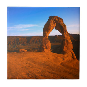 Azulejo De Cerámica EE. UU., Utah, Parque Nacional Arches, Arco Delica