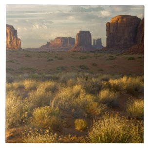 Azulejo De Cerámica EE. UU., Utah, Parque Nacional Monument Valley.
