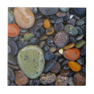 Azulejo De Cerámica EE. UU., Washington, Isla Lopez, Playa Agate
