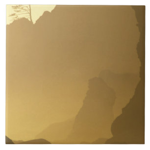 Azulejo De Cerámica EE.UU., Washington, Olympic Nat'l Park, Sunset,