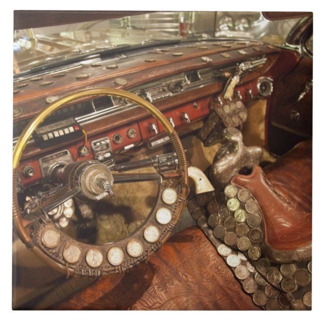 Azulejo De Cerámica EEUU, Alabama, Tuscumbia. Sala de Música de Alabam (Frente)