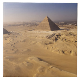 Azulejo De Cerámica Egipto, Pirámides en Giza, Khafre, Keops, Menkaure
